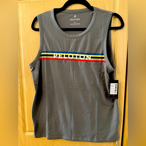 Silver Peloton tank. New with tags. - Picture 1 of 4